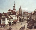 Das  Canaletto-Rathaus Pirna von Rainer Dierchen